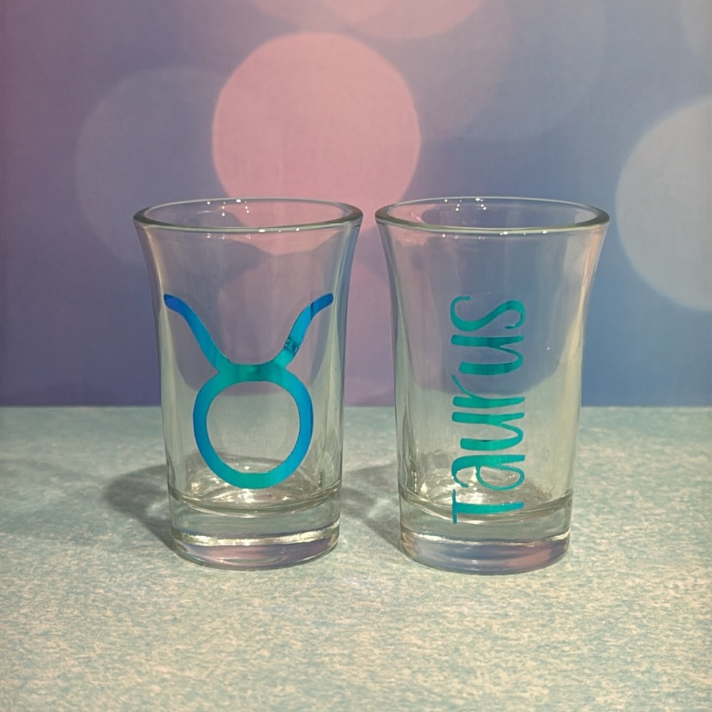 Taurus Zodiac Shot Glasses Set